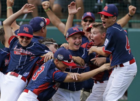 Little League celebration